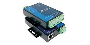 Moxa NPort 5232 w/ adapter Serial to Ethernet converter